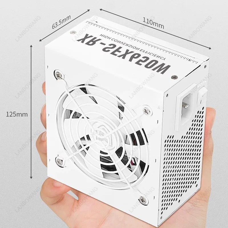 White SFX Fully Modular PSU 55 - 750W Sfx Fully Modular Power Supply recension och pris